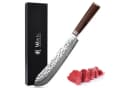 Wakoli Damastmesser Nussbaum BBQ Blockmesser 25 cm Klinge VG10 Bild 3