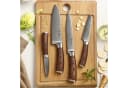 Wakoli Messer-Set Edib 4-tlg. Damastmesser mit magnetischem Akazienholz-Brett Bild 1
