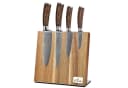 Wakoli Messer-Set Edib 4-tlg. Damastmesser mit magnetischem Akazienholz-Brett Bild 2