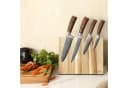 Wakoli Messer-Set Edib 4-tlg. Damastmesser mit magnetischem Akazienholz-Brett Bild 5