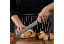 Wakoli Damastmesser EDIB Pro 20cm Wellenschliff Pakkaholzgriff Bild 5
