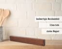 ZAYIKO Wand-Magnet Messer-Leiste Nussbaumholz 50 cm Bild 4