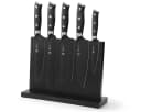 Wakoli Messer-Set Titanium Noir 5-tlg. Edelstahl mit magnetischem Block Schwarz Bild 2