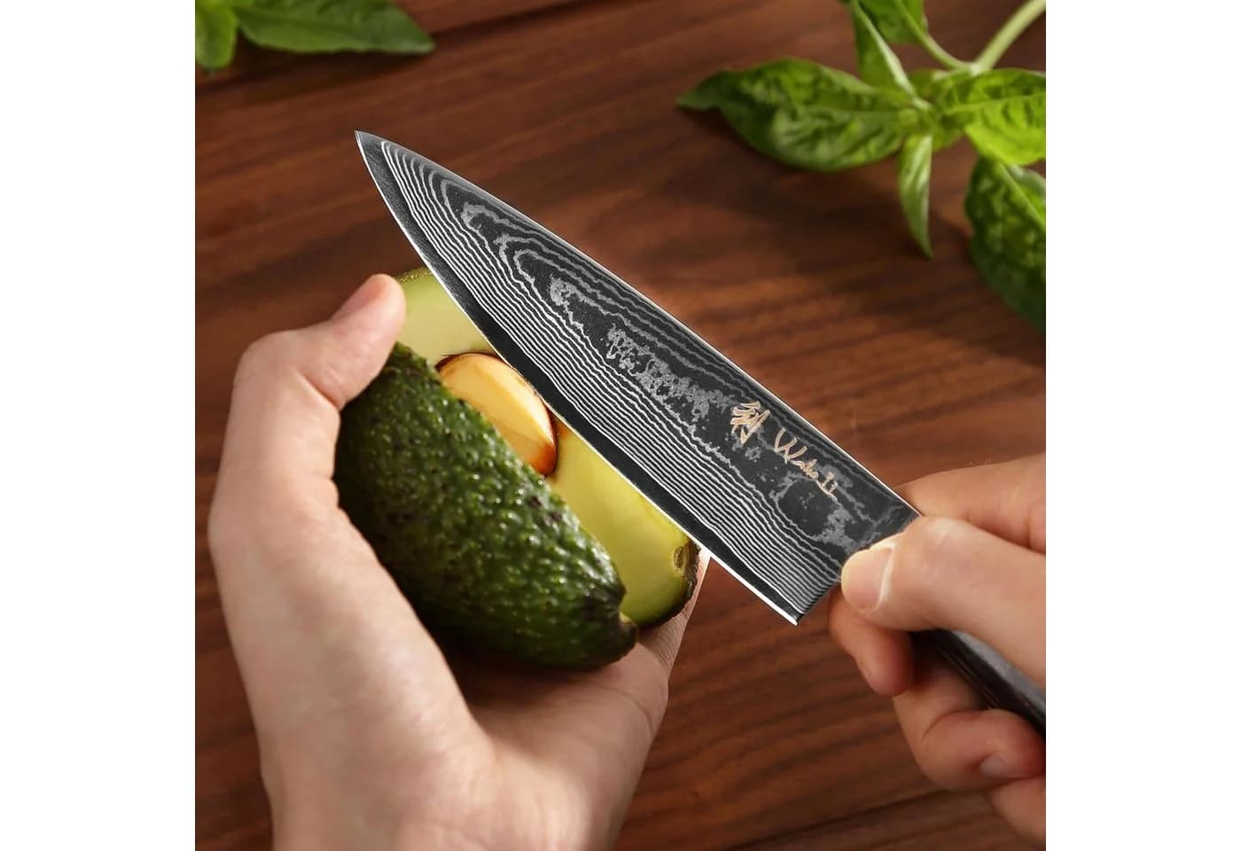 Wakoli Messer-Set EDIB Essentials 2-tlg. Damaststahl Pakkaholz - Bild 5
