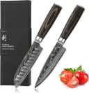 Wakoli 2er Damastmesser-Set EDIB Essentials mit Pakkaholzgriff Bild 2
