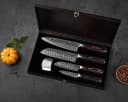 Wakoli 4-tlg. Damastmesser-Set EDIB Essentials mit VG-10 Kern & Pakkaholzgriff Bild 1