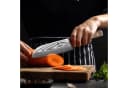 Wakoli Santoku Damastmesser 18cm VG-10 Kern Walnussholzgriff Bild 5