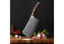 Wakoli Hackmesser EDIB Sakura Damast 18 cm VG-10 Pakkaholz Bild 1