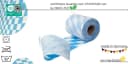 Sensalux Tischläufer Blau Vlies wasserabweisend Bild 3