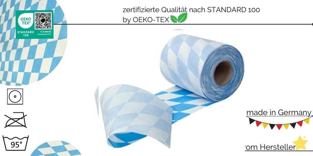 Sensalux Tischläufer Blau Vlies wasserabweisend - Bild 3