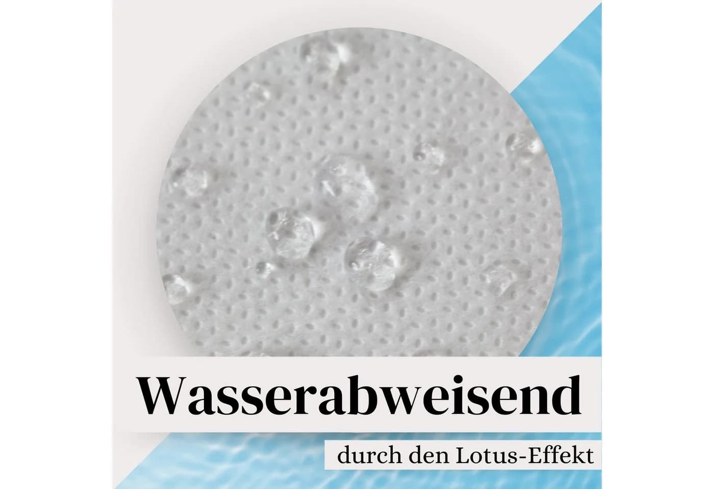 Sensalux Vliestischdecke Schwarz Öko-Tex 100 Lotuseffekt - Bild 4