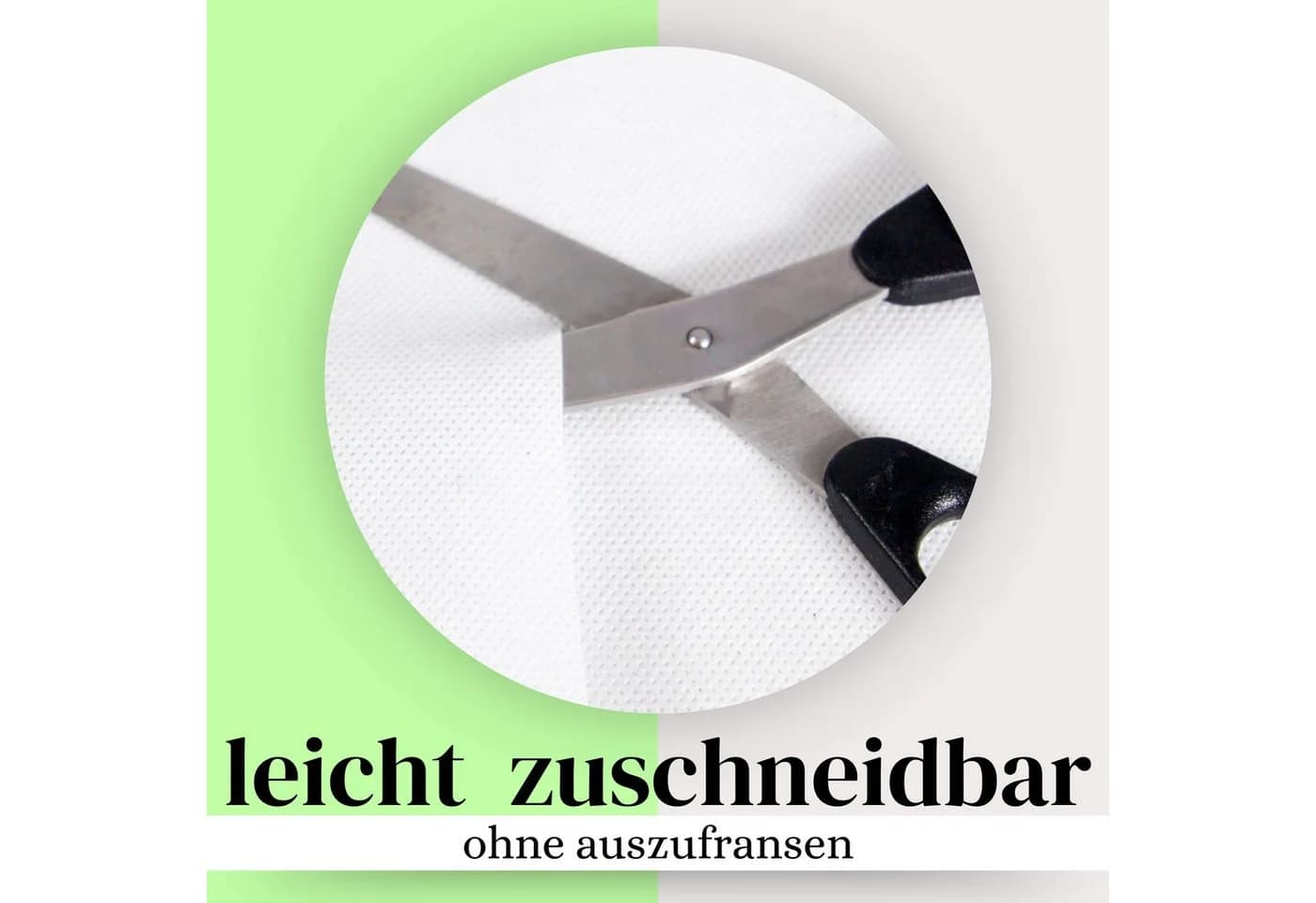 Sensalux Vliestischdecke Schwarz Öko-Tex 100 Lotuseffekt - Bild 5