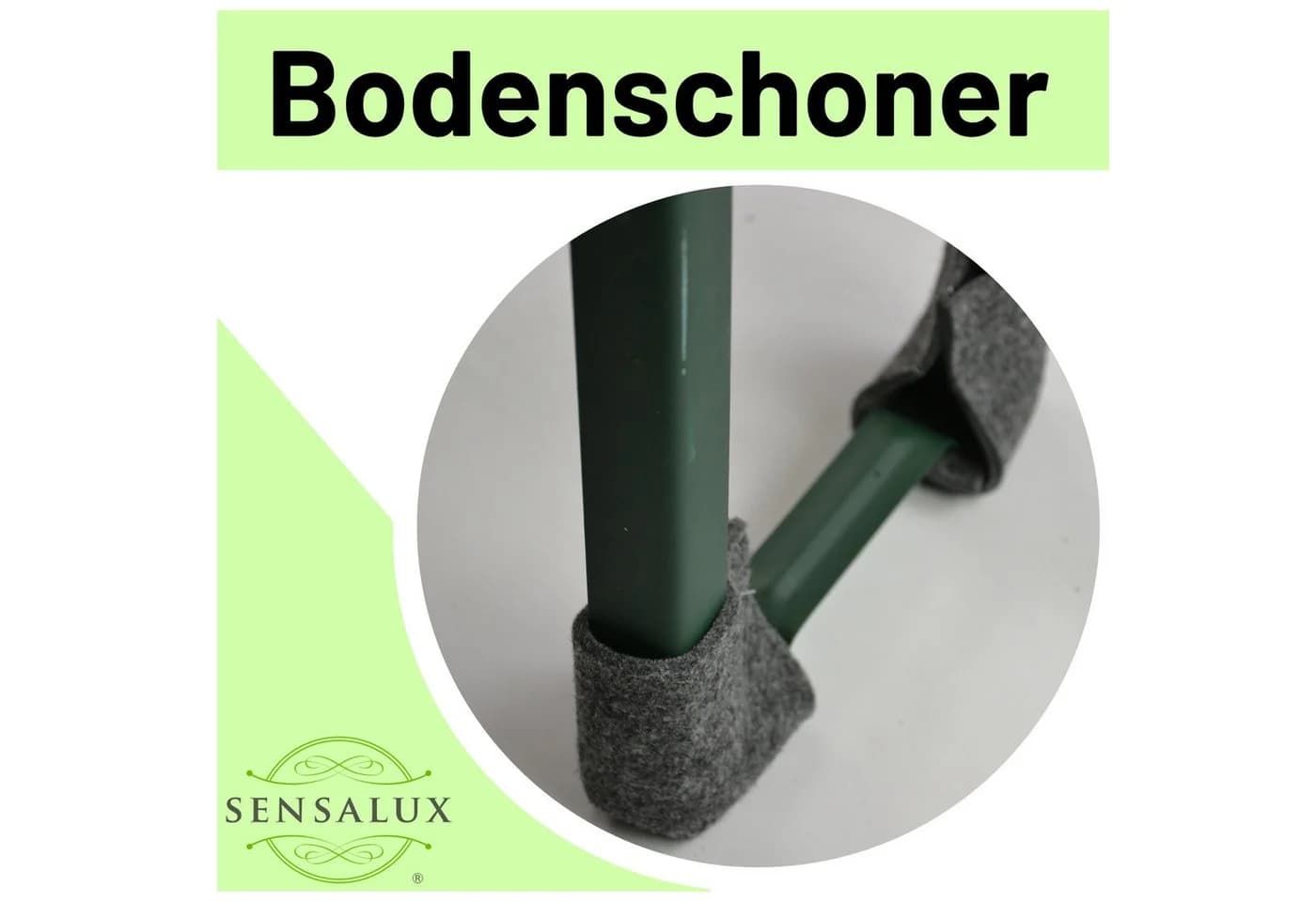 Sensalux Bankauflage Bodenschoner für Festzeltgarnitur 12 Stk Farbe wählbar Klettverschluss
