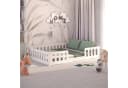 CADANI Kinderbett MONTE Bodenbett Weiß 2in1 Montessori Bild 2