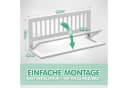 CADANI Bettschutzgitter Holz Bettgitter Kinderbett Rausfallschutz klappbar Bild 3