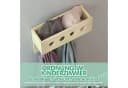 CADANI Wandgarderobe Kinder Massivholz Montessori Bild 1