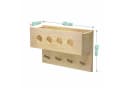CADANI Wandgarderobe Kinder Massivholz Montessori Bild 3