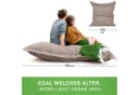 Green Bean Sitzsack XL Riesen Square Beige Bild 5
