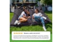 Green Bean Sitzsack XL Outdoor 120x160cm Anthrazit Bild 4