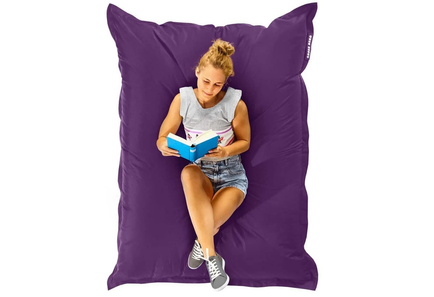 Green Bean Sitzsack XL Outdoor Lila 120x160cm - Bild 2