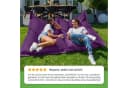 Green Bean Sitzsack XL Outdoor Lila 120x160cm Bild 4