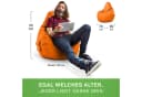 Green Bean Gaming Sitzsack Cozy mit Rückenlehne Orange Bild 5