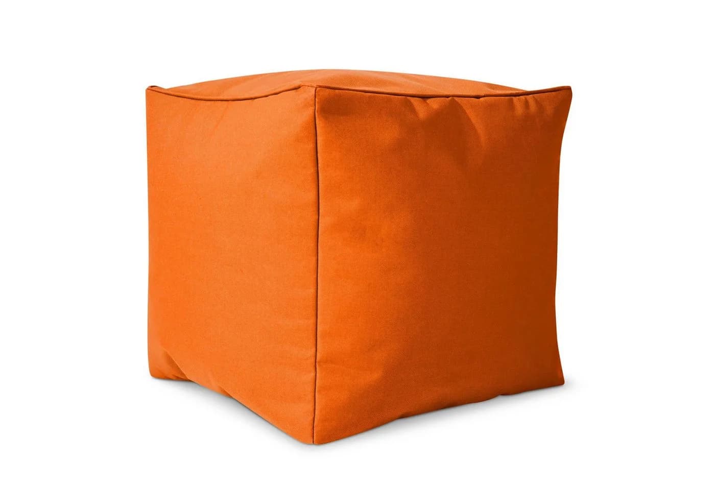 Green Bean Sitzsack-Hocker Pouf Cube Orange - Bild 2