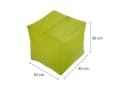 Green Bean Sitzsack-Hocker Pouf Cube 40x40x40cm Bild 5