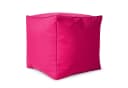 Green Bean Sitzsack-Hocker Pouf Cube Rosa 40x40x40cm Bild 2
