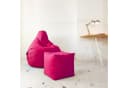 Green Bean Sitzsack-Hocker Pouf Cube Rosa 40x40x40cm Bild 4