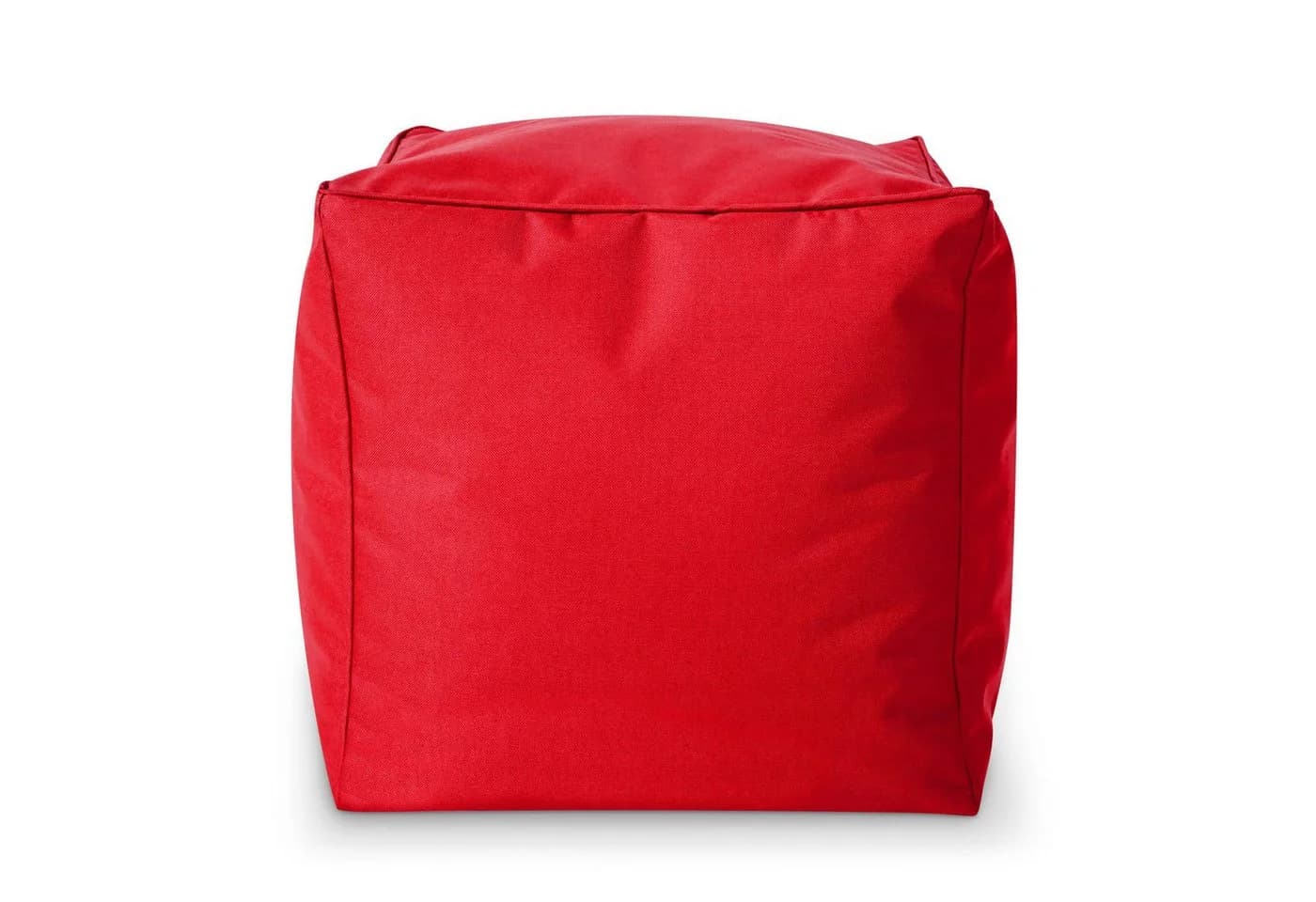 Green Bean Sitzsack-Hocker Pouf Cube 40x40x40cm Rot