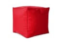 Green Bean Sitzsack-Hocker Pouf Cube 40x40x40cm Rot Bild 2