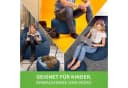 Green Bean Home-Linen Pouf: Dunkelblau Sitzsack mit EPS-Perlen Füllung Bild 5