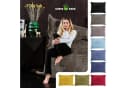 Green Bean Sitzsack XXL Cord Grau EPS-Perlen Füllung Bild 1