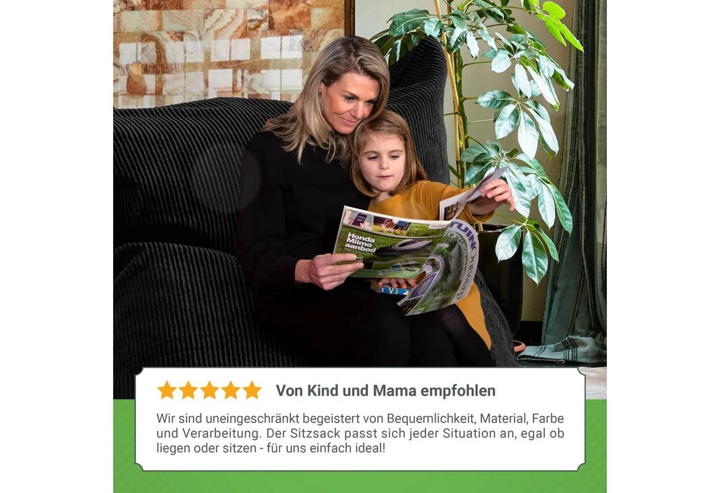 Sitzsack in verschiedenen Farben und Materialien - Bild 4
