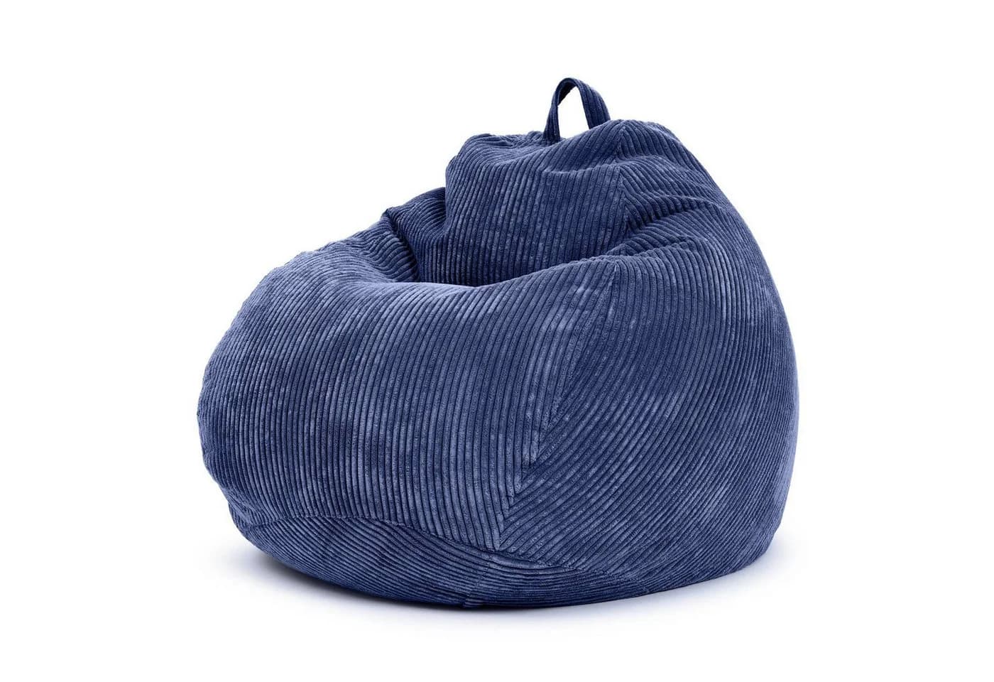 Green Bean Indoor Sitzsack Scoop Cord Dunkelblau XL - Bild 2