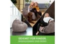 Green Bean Sitzsack Indoor Scoop 90x110cm Cord Grau Bild 3