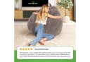 Green Bean Sitzsack Indoor Scoop 90x110cm Cord Grau Bild 4