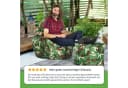 Green Bean Gaming Sitzsack mit Rückenlehne Camouflage Grün Bild 4