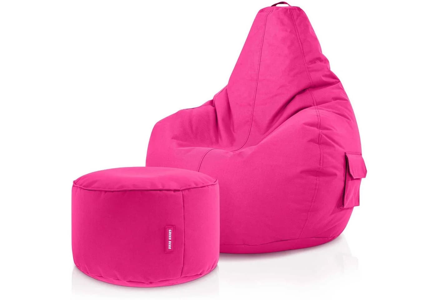Green Bean Gaming Sitzsack + Hocker Cozy+Cube Rosa - Bild 2