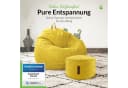 Green Bean Sitzsack Indoor Set mit Hocker Leinen EPS-Perlen Bild 5