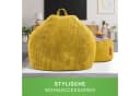 Green Bean Sitzsack XXL Set mit Hocker Cord Gelb Bild 5
