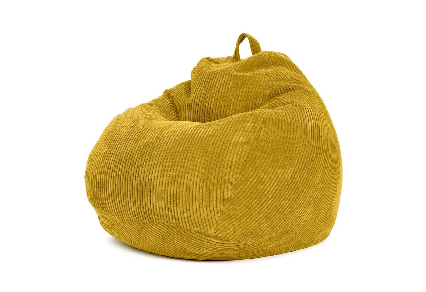 Green Bean Indoor Sitzsack Scoop Cord Gelb - Bild 2