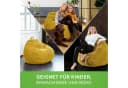 Green Bean Indoor Sitzsack Scoop Cord Gelb Bild 3