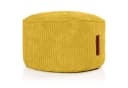 Green Bean Pouf Sitzhocker Cord 45x25cm Gelb Made in Germany Bild 2