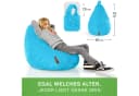 Green Bean Kindersitzsack Plüsch Blau EPS-Perlen Füllung Bild 4