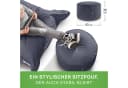Green Bean Pouf Stay Grau - Sitzwürfel mit EPS-Perlen Bild 4