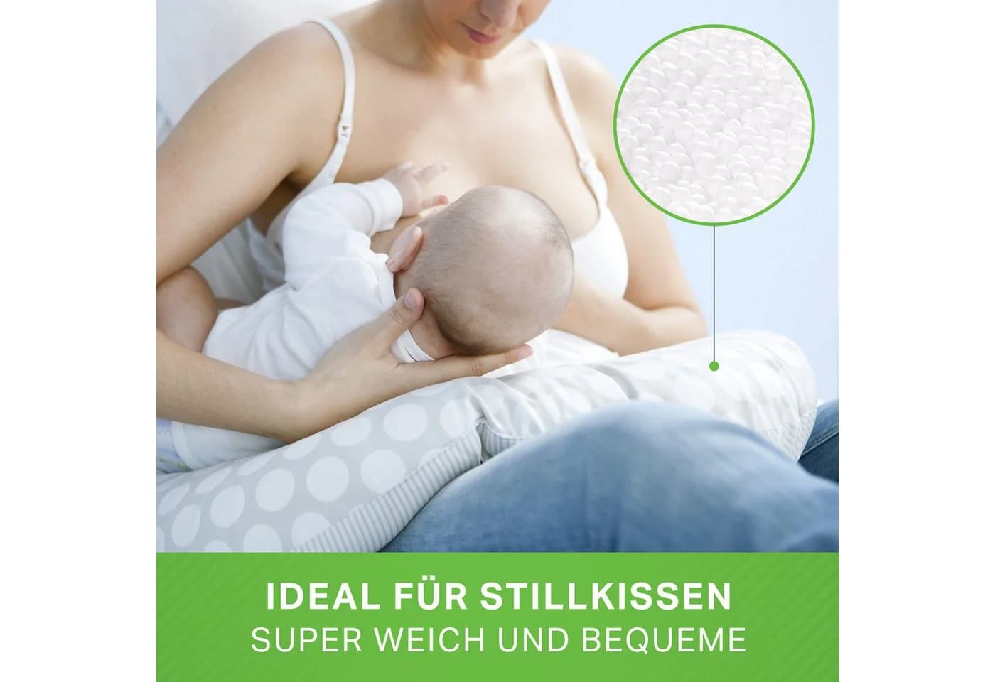 Green Bean Sitzsack Nachfüllpack Mikro-EPS Perlen Weiss Made in Germany - Bild 5
