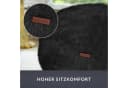 Green Bean Pouf Sitzsack-Hocker Fell-Optik Schwarz Bild 5