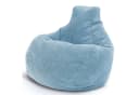Green Bean Sitzsack Cozy Cord mit Rückenlehne Hellblau Bild 2